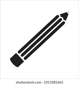 icono de vector nuevo de línea de lápiz