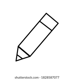 pencil line vector design icon 