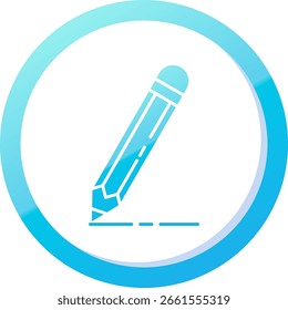 Pencil Line vector Icon Design