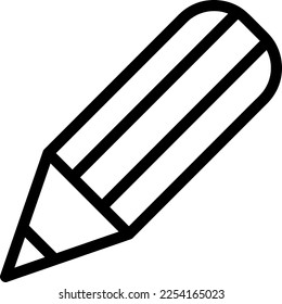 Stift - Linie Vektor Symbol auf weißem Hintergrund.EPS