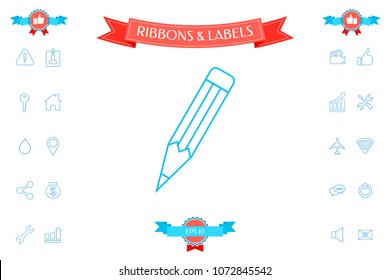 Pencil - linear icon