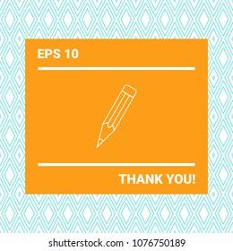 Pencil - linear icon
