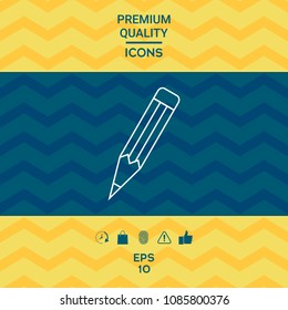 Pencil - linear icon