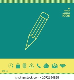Pencil - linear icon
