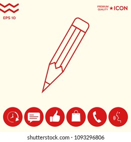 Pencil - linear icon