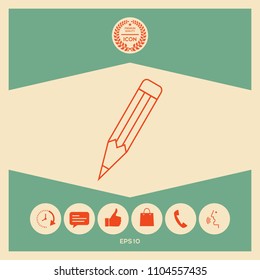 Pencil - linear icon