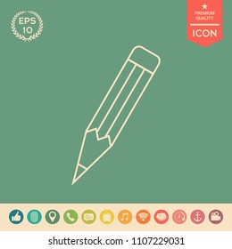 Pencil - linear icon