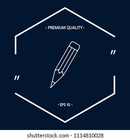 Pencil - linear icon