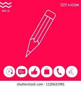 Pencil - linear icon
