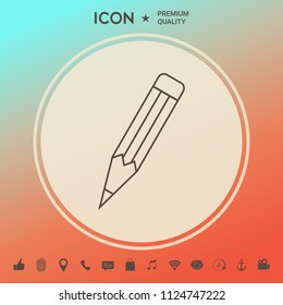 Pencil - linear icon
