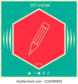 Pencil - linear icon