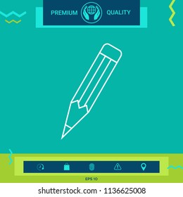 Pencil - linear icon