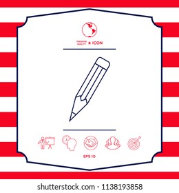 Pencil - linear icon