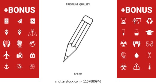 Pencil - linear icon