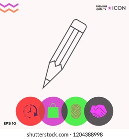 Pencil - linear icon