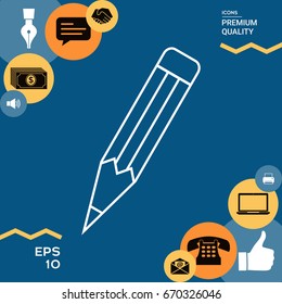 Pencil - linear icon