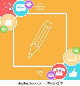Pencil - linear icon