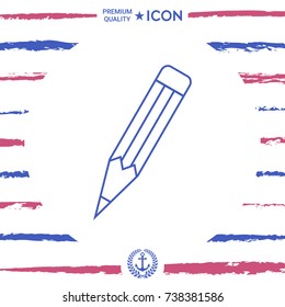 Pencil - linear icon