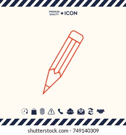 Pencil - linear icon