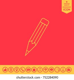 Pencil - linear icon