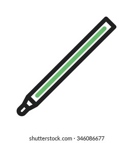Pencil, lip, makeup icon vector image.Can also be used for makeup and accessories. Suitable for web apps, mobile apps and print media.