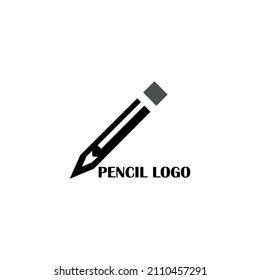 Logo de lápiz. Diseño del logotipo de lápiz creativo.