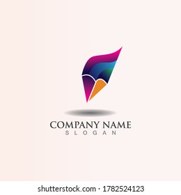Pencil logo creative design inspiration or Education template Vector