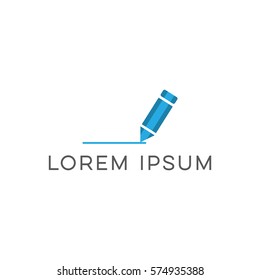 pencil logo design 2