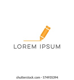 pencil logo design 3
