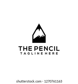Pencil Logo Design. Pencil Logo Idea