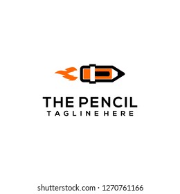 Pencil Logo Design. Pencil Logo Idea
