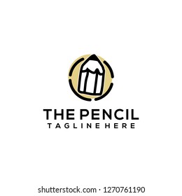 Pencil Logo Design. Pencil Logo Idea