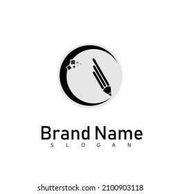 pencil logo design symbol icon creative