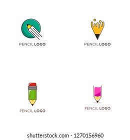 Pencil Logo Design Template