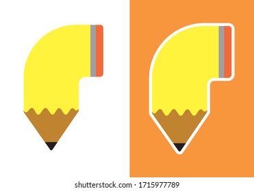 Pencil logo drawing creative icon