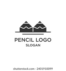 Pencil logo icon design template vector illustration