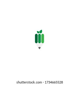 Pencil logo icon illustration design