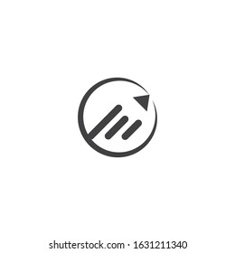 Pencil Logo Template vector symbol nature
