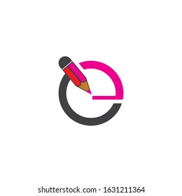 Pencil Logo Template vector symbol nature