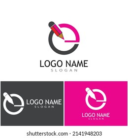 Pencil Logo Template vector symbol design