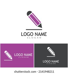 Pencil Logo Template vector symbol design