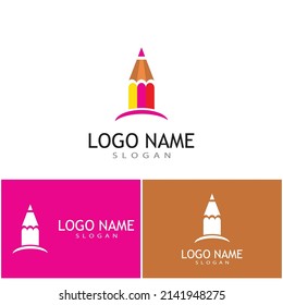 Pencil Logo Template vector symbol design