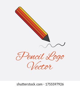 Pencil Logo vector icon can be used for Stationary Logo and other Company logo.