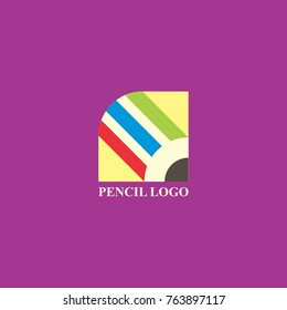 pencil logo vector illustration