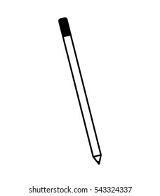 pencil make-up product isolated icon vector illustration design