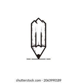 Pencil Mountain Icon Set for your business
