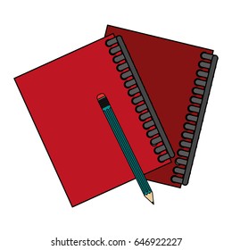 Pencil notebooks front