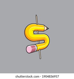 Pencil on sticks in the form of a hot snack