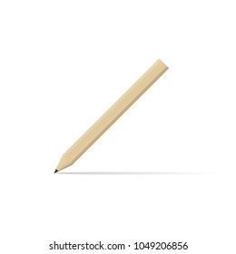 Pencil on white back