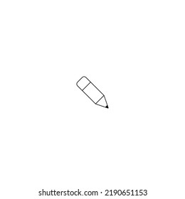 Lápiz sobre fondo blanco